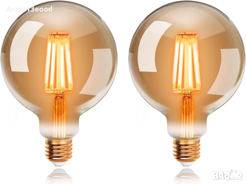 ExtraStar Винтидж LED Крушка G95 - 2200K, 4W, снимка 1