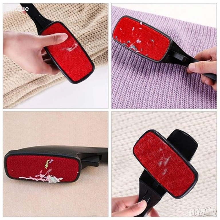 Четка за премахване на мъх от дрехи и текстил, снимка 1