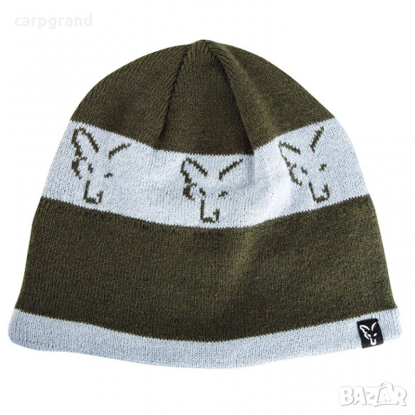 Шапка зимна FOX GREEN & SILVER BEANIE, снимка 1