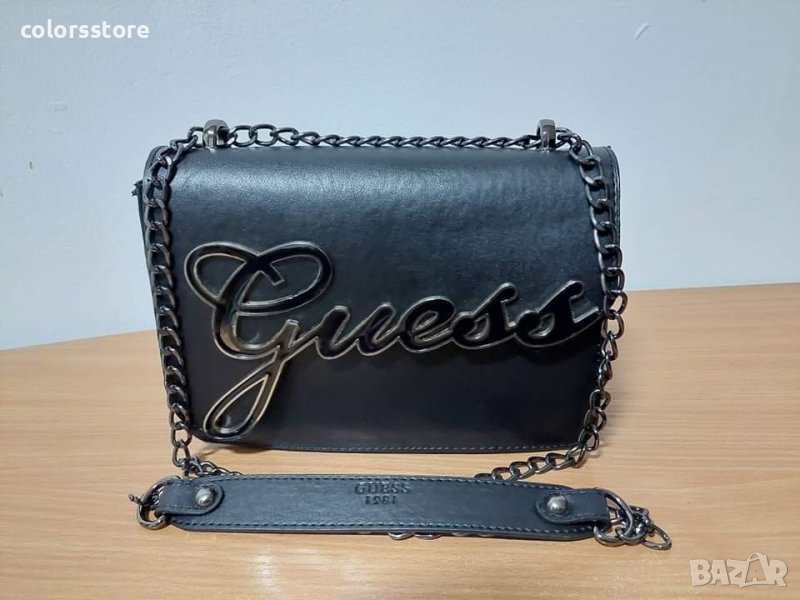 Луксозна Черна чанта Guess/SG-E79, снимка 1