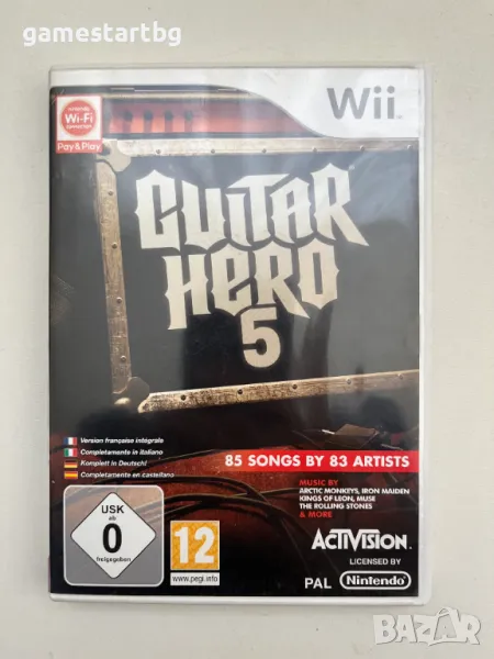 Guitar Hero 5  за Wii, снимка 1