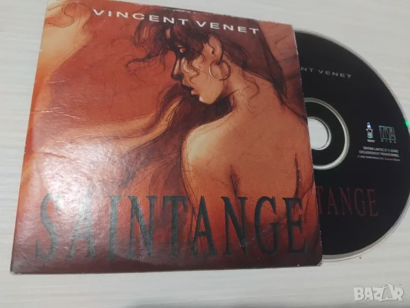 Vincent Venet - Saintange - оригинален аудио диск , снимка 1