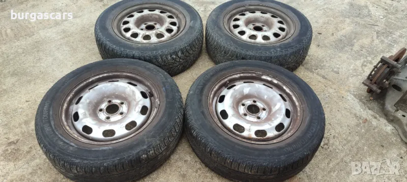 Джанти с гуми 15ки Vw Golf 4 - 150лв, снимка 1