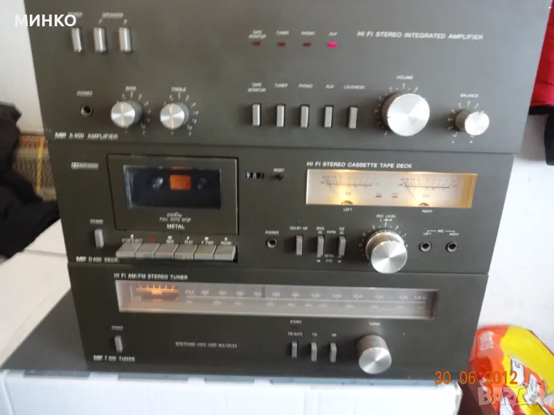 mp a400 hi-fi-stereo,дек,тунер и усилвател, снимка 1