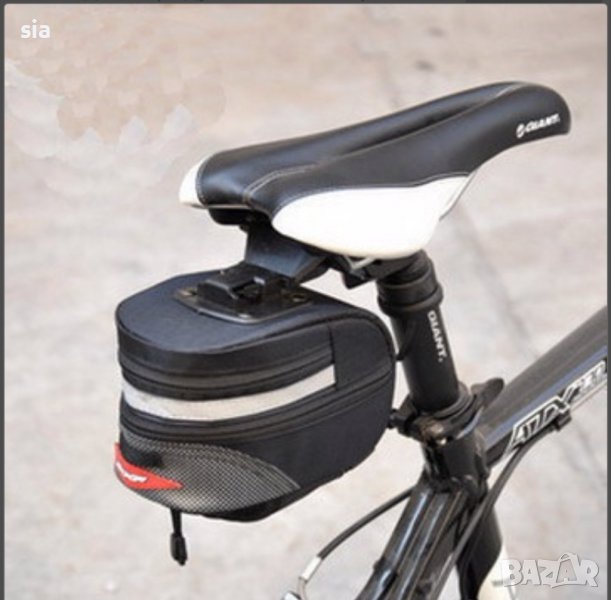 Чанта за колело, Вело чанта за аксесоари, инструменти, телефон, ключове,Черен, снимка 1