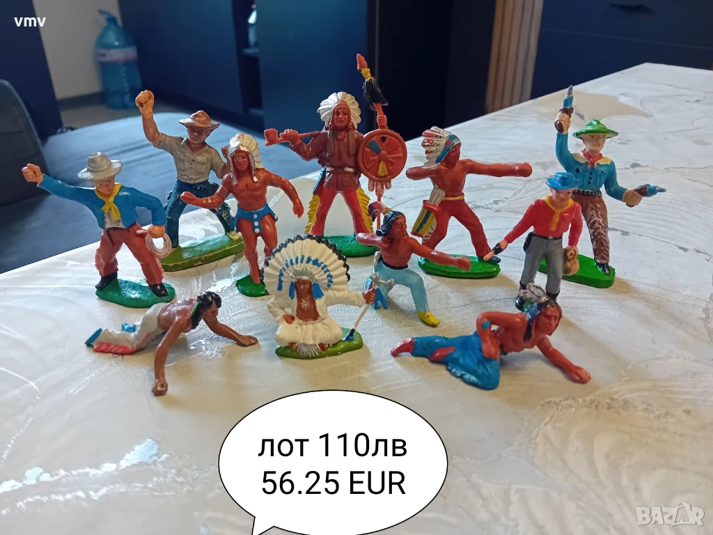 Стари гумени индианци , снимка 1