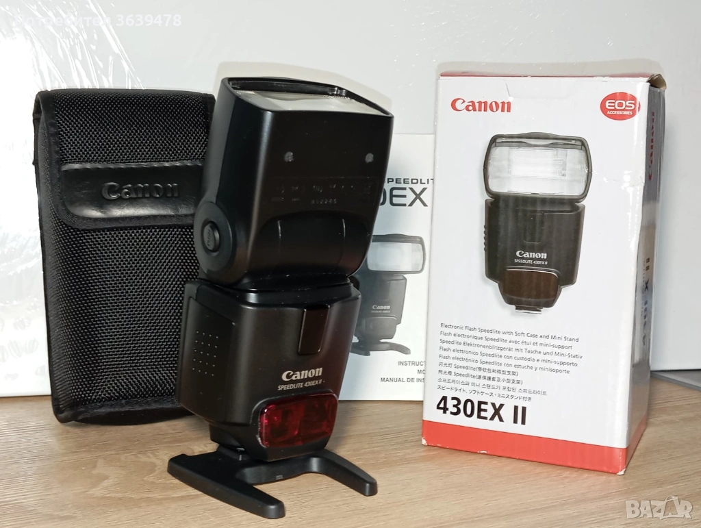 Светкавица Canon Speedlight 430 EX II, снимка 1