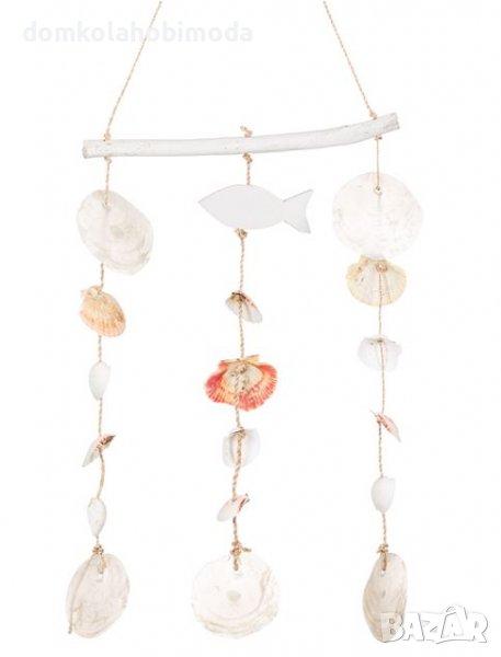 Декоративна лятна висулка, Естествени миди,80x30 сантиметра, снимка 1