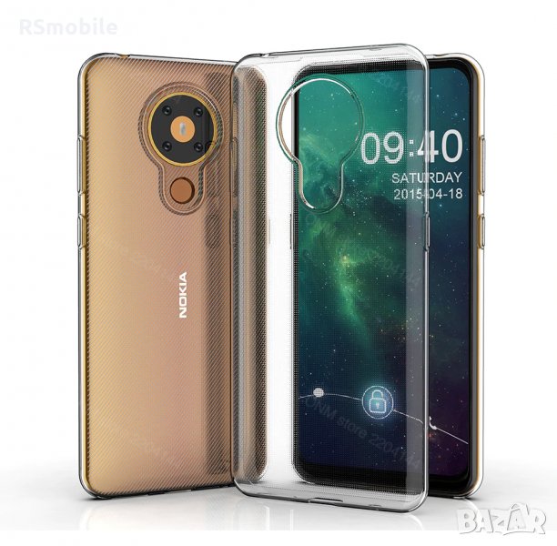 Nokia 3.4 - Силиконов Прозрачен Кейс Гръб 0.5MM, снимка 1