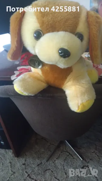 Плюшено кученце с камбанка, снимка 1