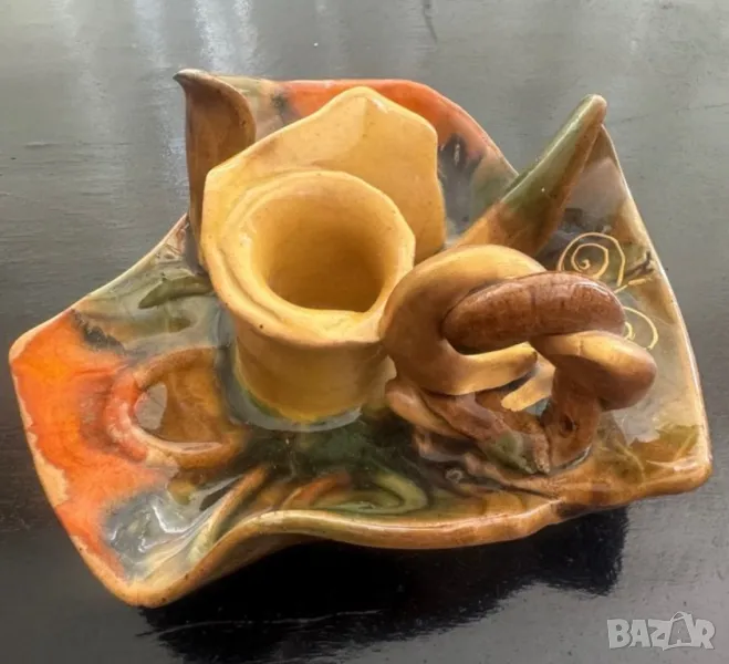 Арт свещник ръчна изработка, снимка 1