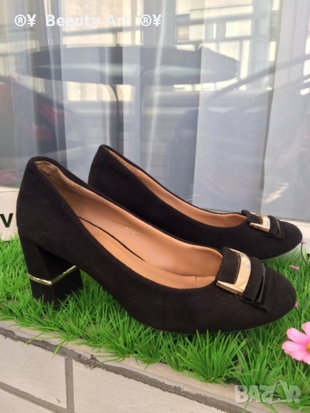 Елегантни велурени обувки - G. FARINI, размер36/37 , снимка 1