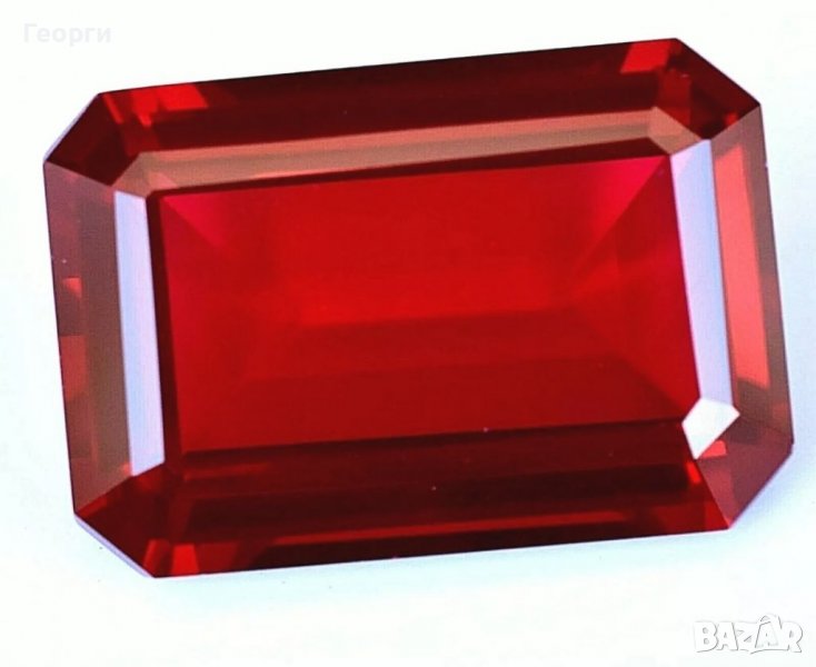Голям естествен кърваво червен Рубин Сертифициран безупречен камък, снимка 1