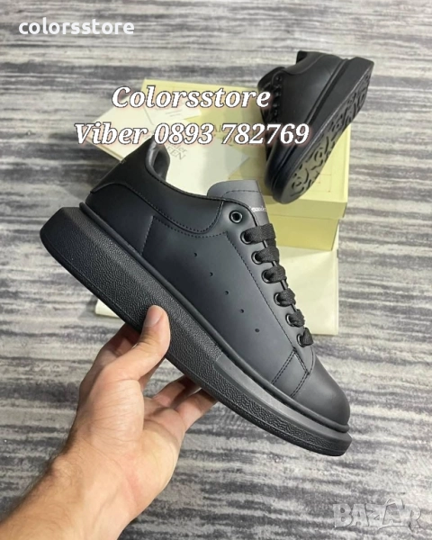 Черни кецове с черна подметка Alexander McQueen/BR79b, снимка 1