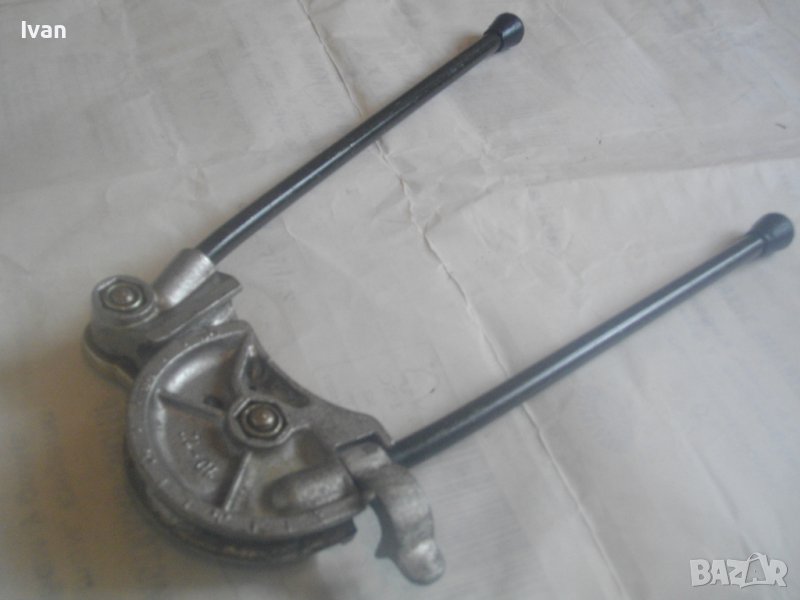 Немски Ръчен Тръбогиб 10-12мм-Уред Огъване Меки/Полутвърди Тръби-34см/Радиус 40мм/0-180 Градуса, снимка 1