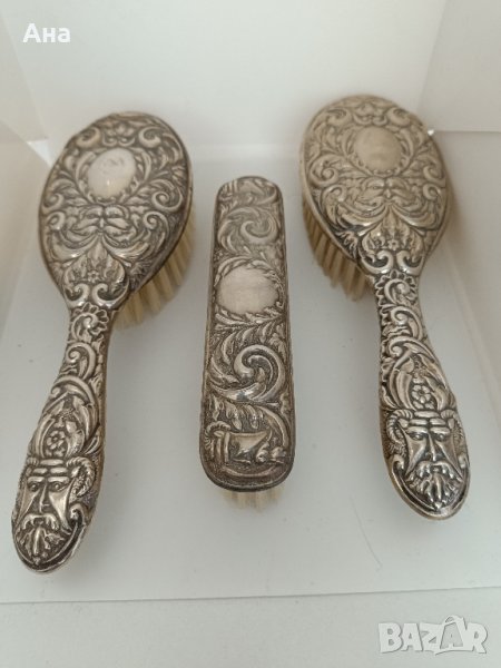 Комплект сребърни четки маркирани 1985г  Честър

, снимка 1