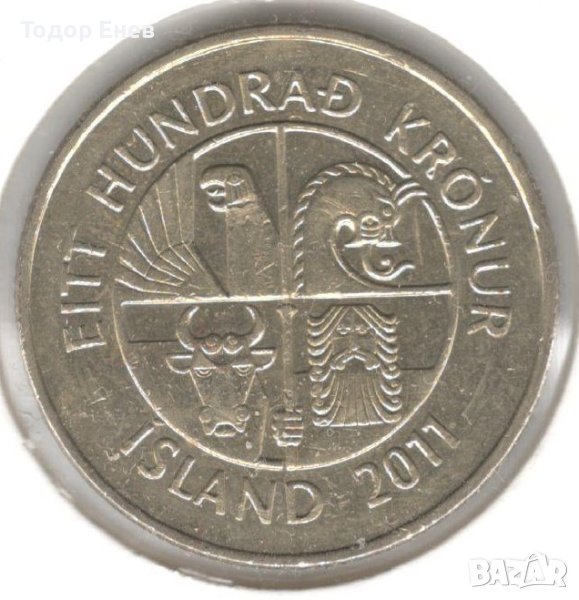 Iceland-100 Krónur-2011-KM# 35, снимка 1
