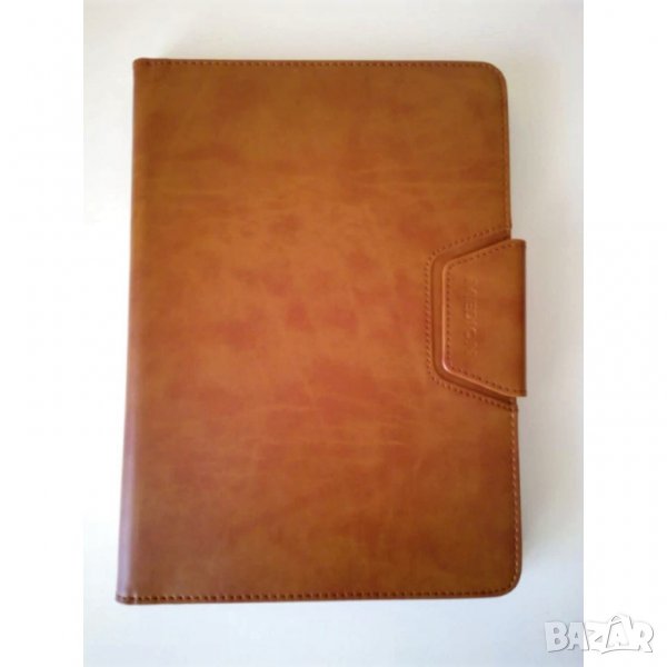 Универсален калъф за таблет 10" с Bluetooth клавиатура Medion MD 87547, Кафяв, снимка 1