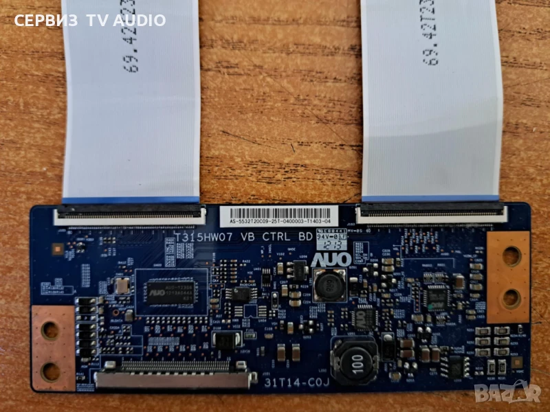 TCON BOARD T315HW07 VB CTRL BD 31T14-C0J,TV PHILIPS 32PFL3517H/12, снимка 1
