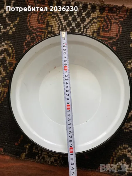 Емайлирана голяма купа, снимка 1