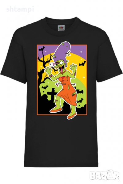 Детска тениска The Simpsons Marge Simpson 01,Halloween,Хелоуин,Празник,Забавление,Изненада,Обичаи,, снимка 1