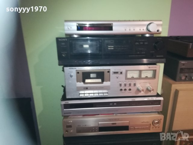 sony x 4 & hitachi 0601211933, снимка 4 - Ресийвъри, усилватели, смесителни пултове - 31332953