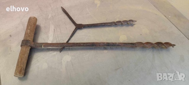 Стари ръчни свредла, снимка 3 - Антикварни и старинни предмети - 44476119