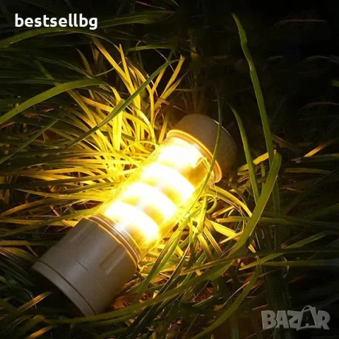 Мощна акумулаторна къмпинг лампа LED фенер USB зареждане кука за риболов туризъм палатка аварии, снимка 7 - Къмпинг осветление - 50861807