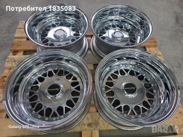 Ретро джанти 15ки 4х108/4х114.3, снимка 3 - Гуми и джанти - 53891045