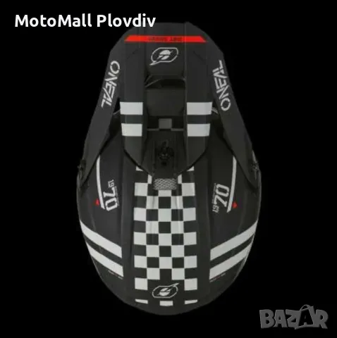 Вело каска O'NEAL BLADE POLYACRYLITE charger V.22 black/white, снимка 3 - Аксесоари и консумативи - 49268283