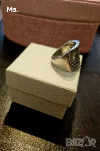 Сребърен пръстен 2 (925), снимка 4 - Пръстени - 52198434