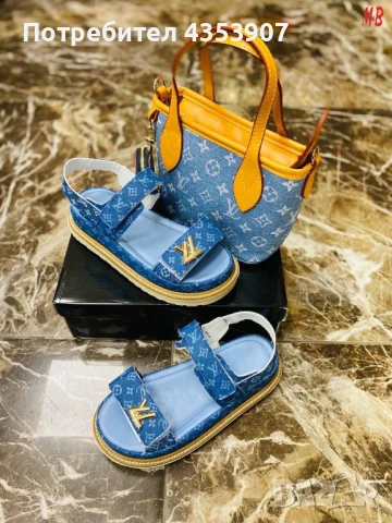 LOUIS VUITTON дамски сандали, снимка 1