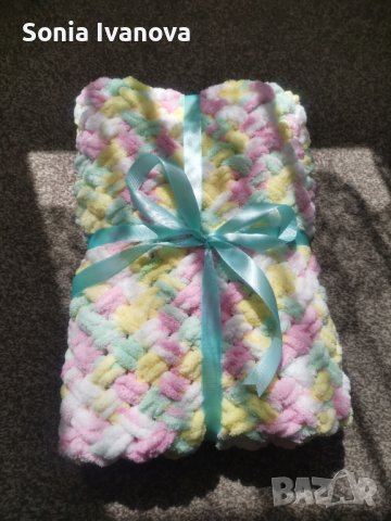 Бебешко одеялце, снимка 2 - Спално бельо и завивки - 36978080