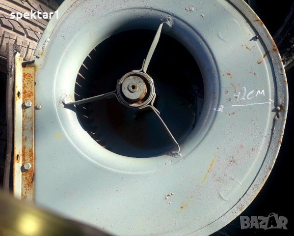 Вентилатор охлюв с метална перка, снимка 3 - Други машини и части - 35478451