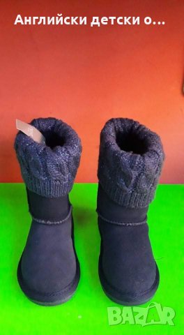 Английски детски ботуши естествена кожа-велур-NEXT , снимка 5 - Детски боти и ботуши - 30530186