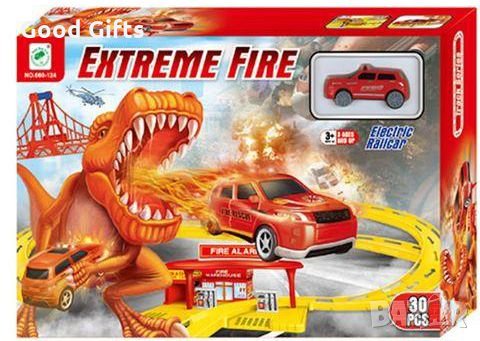 Писта Екстремен пожар , 30 части писта с коли, снимка 2 - Коли, камиони, мотори, писти - 31155562