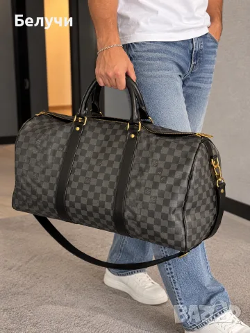 Пътна чанта Louis Vuitton – Damier Graphite