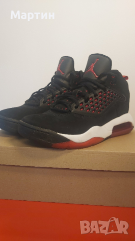 Air Jordan Maxin 200 'Black Gym Red' - Номер 42, снимка 4 - Спортни обувки - 44585427