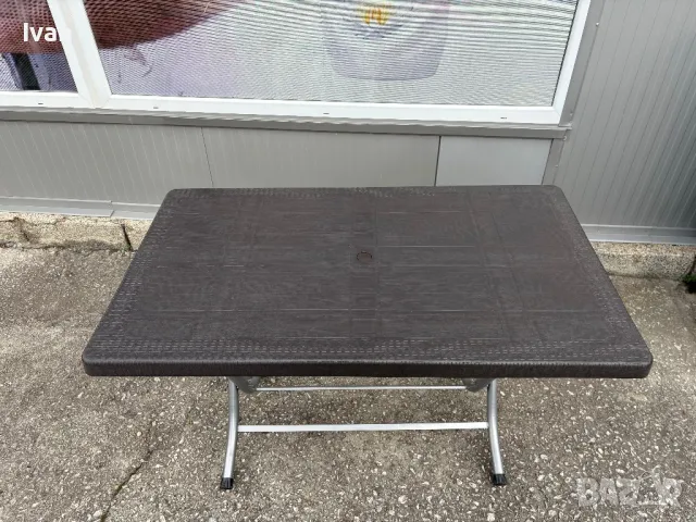 Маса градинска сгъваема 120х70см, снимка 8 - Градински мебели, декорация  - 44929095