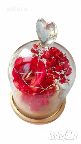 Роза в стъкленица подходяща за всяка дама, снимка 3 - Подаръци за жени - 52793472
