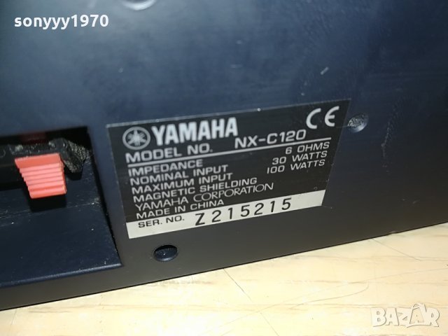 yamaha nx-c120 center-100w/6ohm-внос switzerland, снимка 11 - Тонколони - 29313677