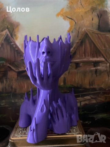 Разтапяща се жена - декоративна саксия/кашпа , снимка 6 - Саксии и кашпи - 40398380