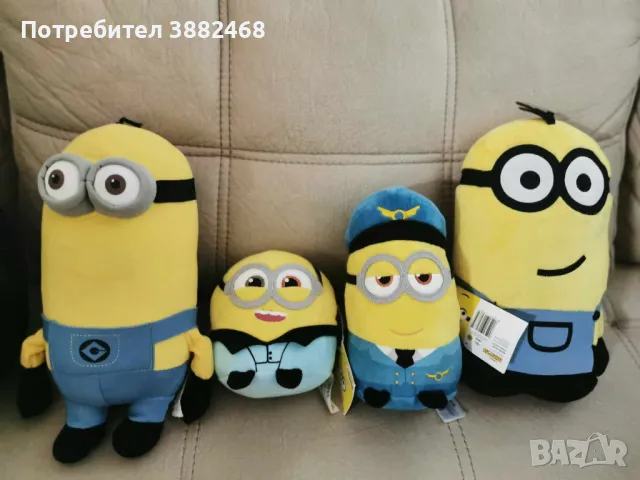 нови и употрябевани плюшени играчки миньони от Германия оригинални, снимка 1