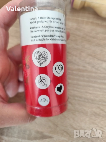 Heyda дървени гумирани печати , снимка 6 - Декорация за дома - 54325641