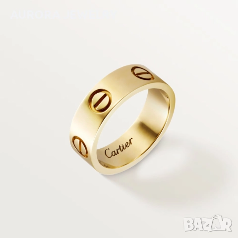 CARTIER Love Gold Classic Model Пръстен, снимка 7 - Пръстени - 52830700