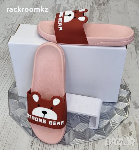 Дамски чехли Strong Bear, снимка 3 - Чехли - 37450506