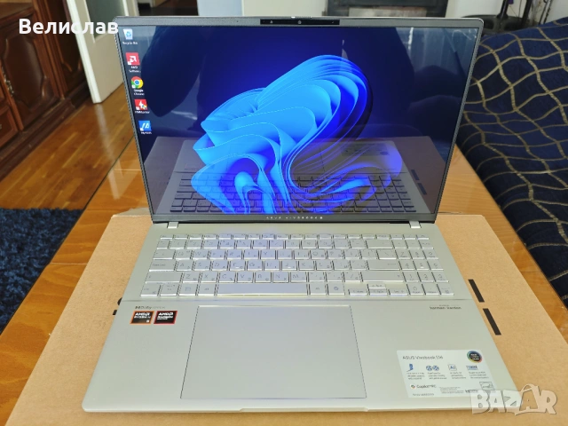 Asus Vivobook S16/ 3K OLED 120Hz/ Ryzen AI 5 340/ 16GB/ 1TB/ Гаранция