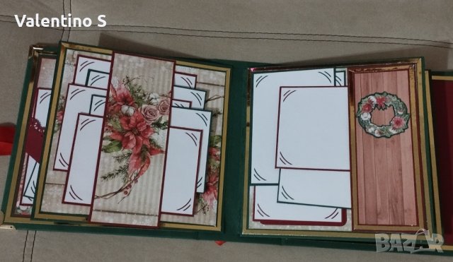 Коледен скрапбук албум, снимка 10 - Други - 39050134