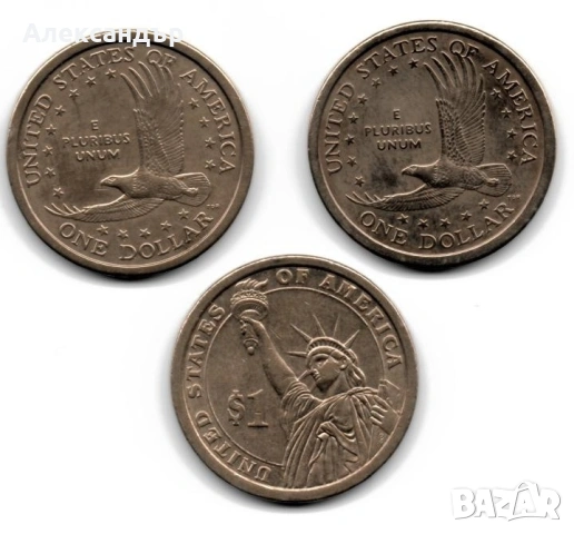 САЩ 1 долар, Сакагавеа Долар, Президенти на САЩ. , снимка 2 - Нумизматика и бонистика - 52718792
