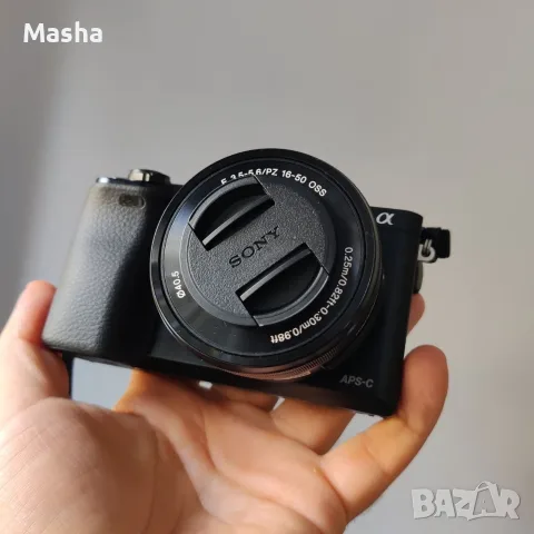 Sony A6000 + 2 обективa Sony SEL 16-50mm f/3.5-5.6 PZ обектив Sony SEL 55-210mm, снимка 7 - Фотоапарати - 55898817
